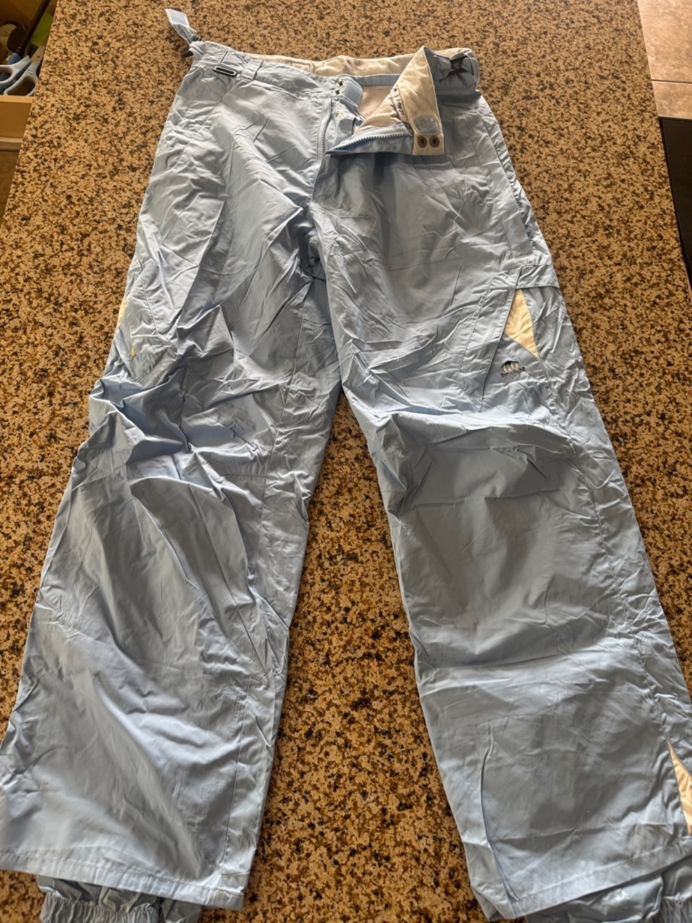 Limelight Pale Blue Ski Pants with Subtle Logo large
